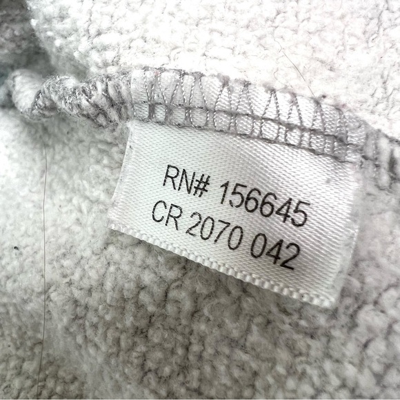 Mini Mioche Shawl Cardi Heather Gray Sweatshirt Open Cardigan Size 2 - Picture 7 of 8